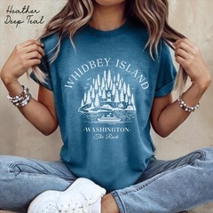 Whidbey Island Shirt Travel Gift for Washington Trip Lovers Souvenir Tee