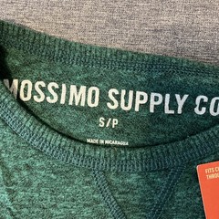 Mossimo Supply Co Green Long Sleeve T-shirt New Size Small Men’s