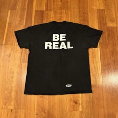 Hanes Beefy-T Mike Tyson Tyson Gear “Be Real” Double-Sided Black Tee XL