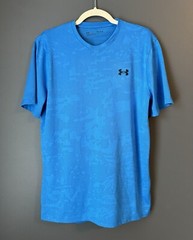 Under Armour Men’s Shirt. Medium. Stretch Light Tech Athletic Outdoors Mens Blue