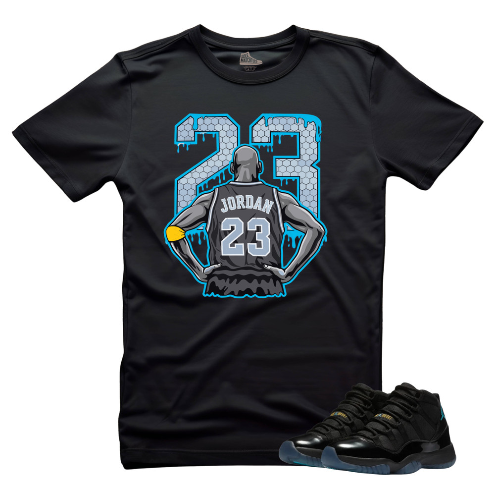 Shirt To Match Jordan 11 Gamma Blue 2025 Sneaker Matching Tee Jordan 23-shirt