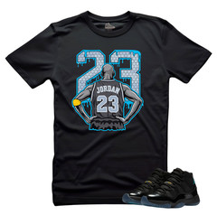 Shirt To Match Jordan 11 Gamma Blue 2025 Sneaker Matching Tee Jordan 23-shirt