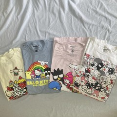 Sanrio Hello Kitty and Friends XL Lot 4 T-Shirts