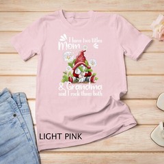 I have two titles MOM and grandma Dandelion Gnome mother day Unisex T-shirt
