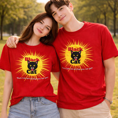 Vintage Black Cat Fireworks S-3XL T-Shirt 90s Promo Tee Yellow Tag Rare Graphic
