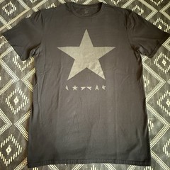 DAVID BOWIE Blackstar Licensed T-Shirt 2021. MEDIUM Bowie 75 Preowned NV
