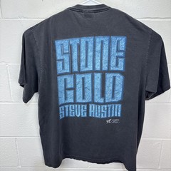 Vintage Stone Cold Steve Austin T Shirt Men Size XXL Black WWF 1998 Austin 3:16