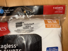 Hanes Men’s ComfortSoft Pack of 3 Crew Neck T-Shirts – White, M
