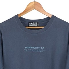 Vintage Evangelion 3.0+1.0 Khara Kaworu Nagisa Big Logo Japan Anime Movie Tee L