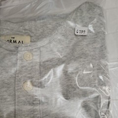 THE NORMAL BRAND SAINT LOUIS MEN’S SHIRT GRAY SIZE 2XL XXL PULLOVER HENLEY LOGO