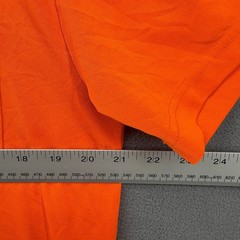Genuine Dickies Mens Performance Pocket T-Shirt Safety Orange Large Mesh Tee
