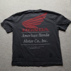 Hollister Honda T Shirt Large Boxy Fit Modern Heavyweight Cotton Splatter Tee