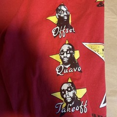 Drake Aubrey & The Three Migos 2018 Scorpion Tour Long Sleeve Shirt Red Large