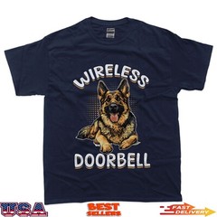 German Shepherd Dog Breed Wireless Doorbell T-Shirt