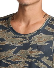 RVCA Sport Vent Men’s Performance Tank – Tiger Camo – New