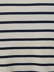 J. CREW Men’s Slim Washed Short Sleeve Navy Stripe, Medium