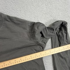 Kuhl Shirt Mens Medium Gray Wildfibre Organic Cotton Long Sleeve Tee Tagless