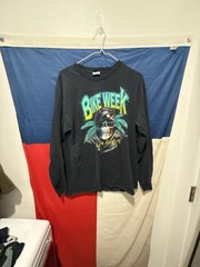 Vintage 1994 Daytona Beach Bike Week Long Sleeve Skull Tee