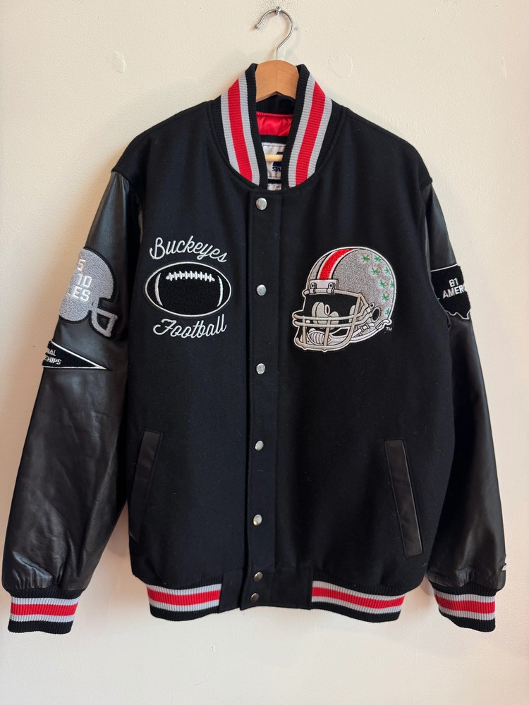 00s Ohio State Buckeyes Rick Ross Starter Jacket (L)