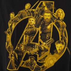Avengers Infinity War T Shirt Mens Size Medium Black Marvel Comics Movie Tee