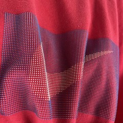 VTG Nike Shirt Mens Large Red Center Swoosh Logo Basketball Skate Cotton Retro
