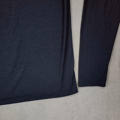 Teton Gravity Research Shirt sz XXL Mens Black Logo Base Layer Performance Wool