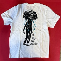 Element Skateboard Phil Zwijsen T Shirt Mens L White From His Waterproof Part