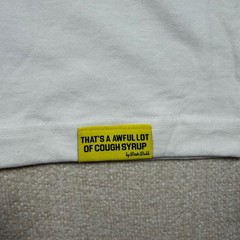 Lost Hills Thats A Awful Lot Of Cough Syrup T-Shirt White Purple Desto Dubb 2XL