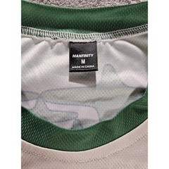 Manfinity Greatness Eagle Jersey Shirt Mens Medium White Green Streetwear Tee