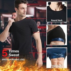Camiseta de compresión de manga corta para entrenamiento deportivo y ejercicio