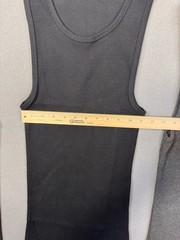 EKKOVISION Lot of 3, Men’s Ribbed Tank Top Beaters – 1 Black, 2 Gray, Size L