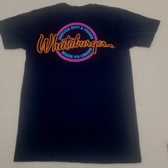 Whataburger Made To Order Sz.Small Served Hot & Fresh T-Shirt W/ Pocket