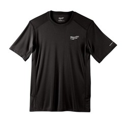 Milwaukee Men’s WORKSKIN Large Black Lightweight Performance T-Shirt