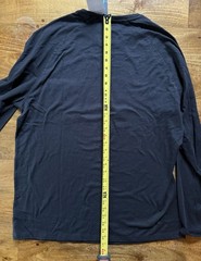 Dickies Performance Tee Shirt Mens XL Black Long Sleeve Temp-iQ Cooling Pocket