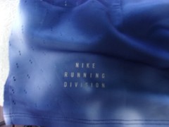 NWT Nike dri fit ADV T, mens S, blue shades, $85, lightweight, Nike Running Div