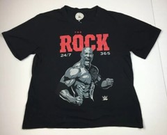 The Rock 24/7 365 T-Shirt Mens Wrestling Worldwide Entertainment Black Sz M 2015