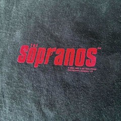 Vintage 2002 The Sopranos HBO TV Show Promo Tee Size XL Made In USA