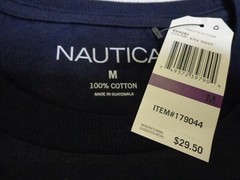 Nautica Sailing N-83 T Shirt Navy Blue Medium New MSRP $29.50