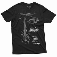 Guitar 1955 Patent T-shirt Guitar Player Birthday music musician Guitarist tee