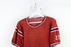 Vintage 40s 50s Mens S Rayon Durene Knit Chain Stitch Salem Jersey T-Shirt USA