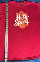 Lot of 2 Men’s XL T-Shirts Texas Tech & Holy Spirit Graphic Tees Mixed Brands