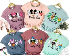 Disney Family Trip 2024 Mickey and Friends Shirt Unisex Adult Kid Shirt 800028