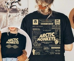 Arctic Monkeys 2 side shirt, Oversized Music Album Unisex Sweater