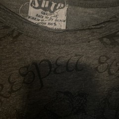 Sure Original Back to Basic Charocal Grey Hamsa Hand Eye Graphic T-Shirt