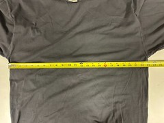 ComfortWash by Hanes Adult Long Sleeve Dark Gray Size XL Ring Spun Cotton
