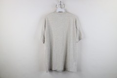 Vtg 90s Hanes Heavyweight Mens Large Distressed Blank T-Shirt Heather Gray USA