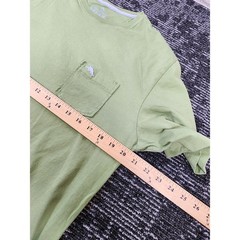 Tommy Bahama T-Shirt Mens Medium Green Pima Cotton Pocket UPF 50 Casual