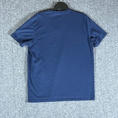 Mack Weldon Mens X Large V Neck Short Sleeve T Shirt Navy Blue Daily Wear Cotton