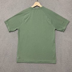 Public Rec Shirt Men Small Green Short Sleeve Polyester Stretch Activewear