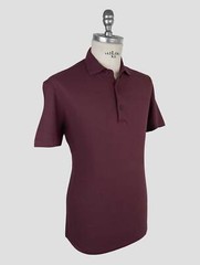 NEW KIRED BURGUNDY COTTON POLO US 44 – EU 54 KR46